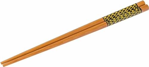 Decorative wooden chopsticks with intricate design