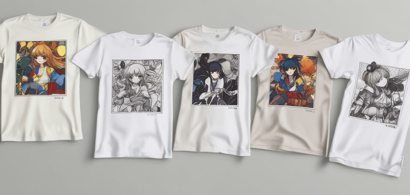 Eco-friendly anime clothing selection