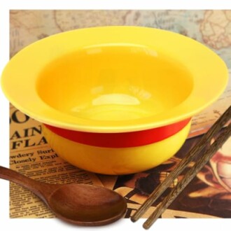 OP Yellow Straw Hat Ramen Bowl Set